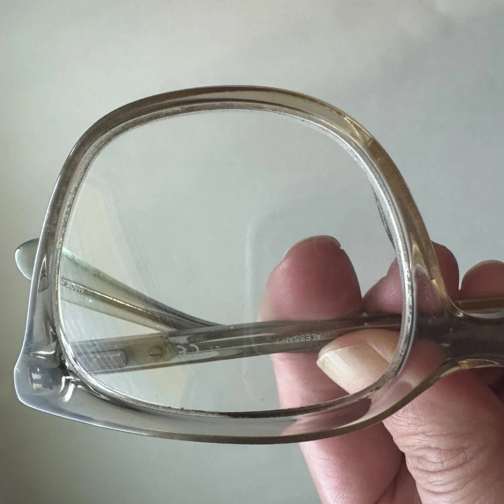 Kate Spade Glasses Alessandria Size Small Gray Clear Color